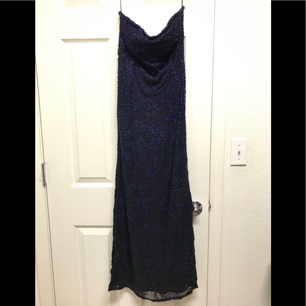 Gorgeous beaded strapless dress